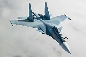 ロシア空軍のSu-30SM戦闘機