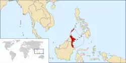 スールー王国の位置