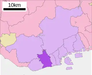 須磨区位置図