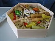 折詰弁当(亀戸の某料理店のもの)