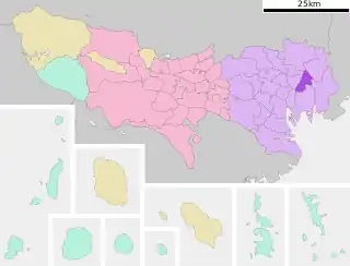 墨田区位置図