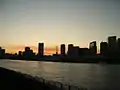 隅田川 夕景（勝鬨橋付近より）