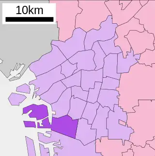 住之江区位置図