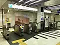 住吉方面改札口（2018年9月）
