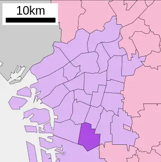 住吉区位置図