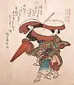 門付芸の住吉踊りの踊り子