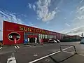サンゲームス鹿屋店。右側は笠之原ボウリングセンター（鹿児島県肝付町）