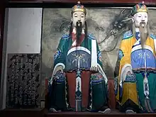 成都武侯祠の孫乾塑像