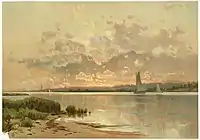 シャインコック湾の日没(1887)