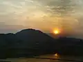 夕暮れの羽黒山(2007年5月)