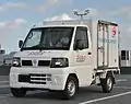 チルド車：冷蔵品の輸送。（日産・NT100クリッパー）