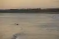 キャッスルクリフ・ビーチのサーファー