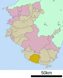 すさみ町位置図