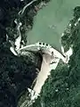 裾花ダム空撮