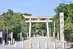 藤沢市片瀬の諏訪神社