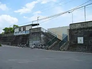 鈴鹿サーキット稲生駅 河原田方面ホーム入口