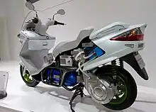 Burgman Fuel Cellのカットモデル