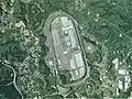 2009年5月2日撮影の4枚を合成作成。国土交通省 国土地理院 地図・空中写真閲覧サービスの空中写真を基に作成。