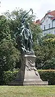 文学者Svatopluka Čechaの記念碑