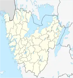 Boråsの位置(ヴェストラ・イェータランド県内)