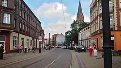 シフィエントフウォヴィツェの下町