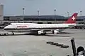 スイス航空のボーイング747-300