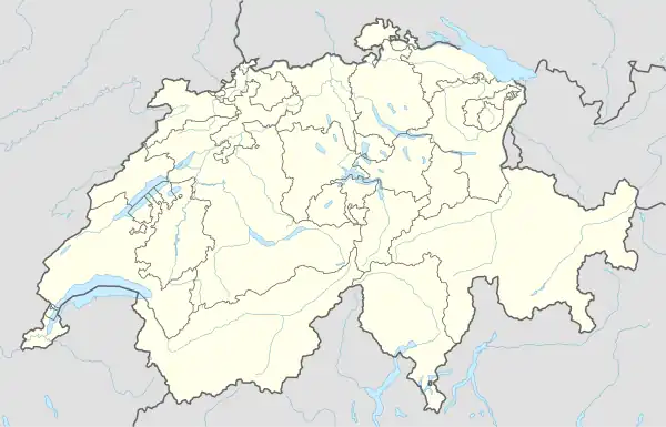 Federal Palaceの位置(スイス内)