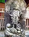 本堂前のミニ八十八ヶ所36番の石像