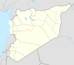 ホムスの位置(シリア内)