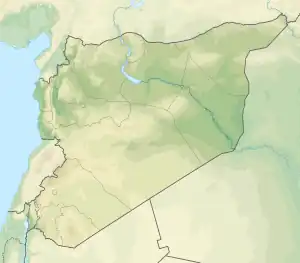ドゥーマの戦いの位置(シリア内)