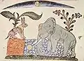 1354年のシリア語写本の挿絵