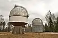 新天文台の敷地にあるドーム群。