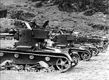 T-26 tanks in Hunan, China