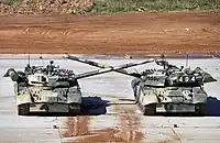 2013年大会におけるT-80Uによる演舞