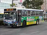 トップドア車東海バスオレンジシャトルKC-LV380L