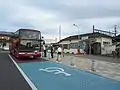 西川田駅との間で運行された代行バス