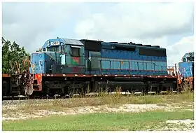 メキシコ、TFMのSD40 (運転台側)