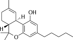 THCの構造式