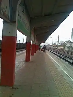 辛集駅のホーム