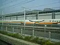 左営駅付近に停車する700T型車両(2006年3月)