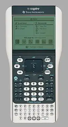 &nbsp;TI-Nspire with Touchpad（第2世代）