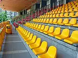 スタジアム内の座席