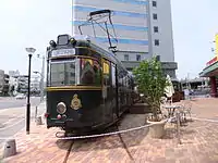 トランヴェール・エクスプレス敷地内より。広電本社横にある