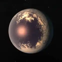 TRAPPIST-1fの想像図