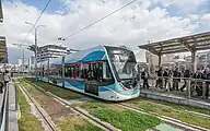 T2号線（コナック線）の電車（2020年撮影）