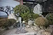 田原市福江町潮音寺の坪井杜国墓所（2017年1月）