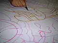 表筒描き