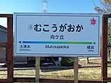 駅名標（2021年11月）