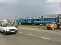 イルシャーヴァで停車するТУ2型ディーゼル機関車牽引の旅客列車