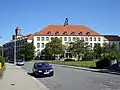ヴェーバー広場（Weberplatz）にある教育学部の校舎